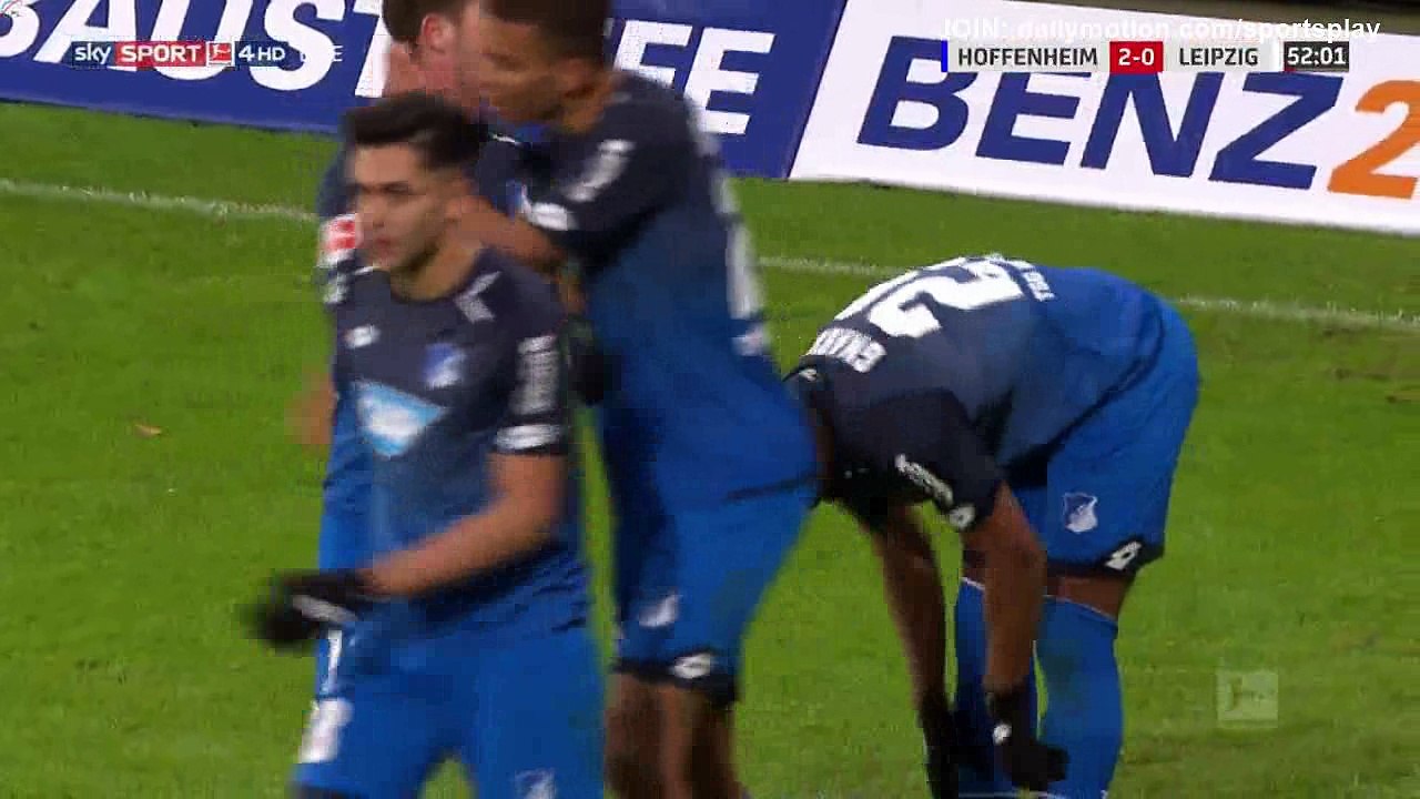 Serge Gnabry Goal HD - Hoffenheim 2 - 0 RB Leipzig - 02.12.2017 (Full Replay)