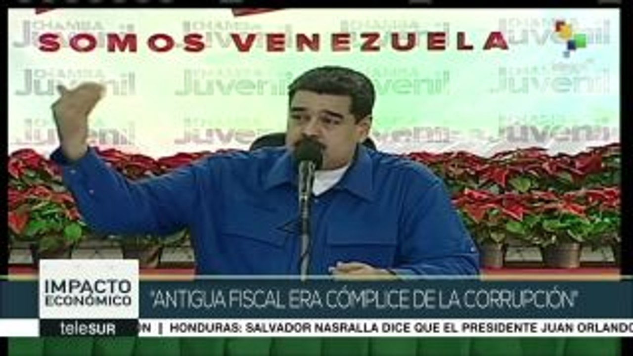 Maduro reitera compromiso de su gob. en la lucha contra la corrupción