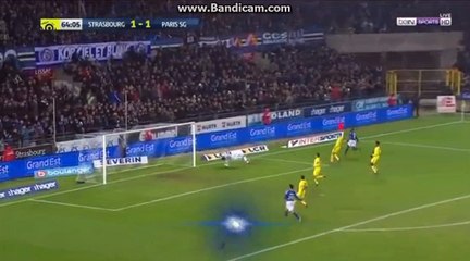 S.Bahoken Goal Strasbourg 2 - 1 Paris SG 02.12.2017 HD