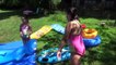 Toy Freaks - Freak Family Vlogs - Bad Baby Giant Slip N Slide Party Toy Freaks Family Fails Victoria Annabelle Freak Dad