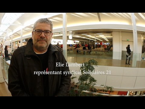 Elie Lambert, représentant syndical Solidaires