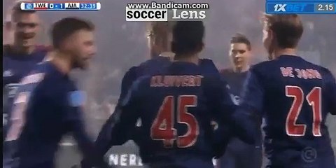 Lasse Schone Goal HD - Twente 0-1 Ajax 02.12.2017