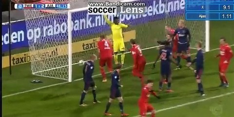 Stefan Thesker Goal HD - Twente 1-2 Ajax 02.12.2017