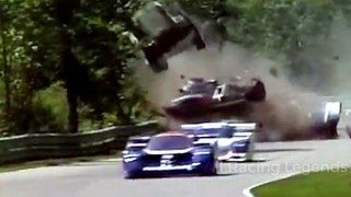Davy Jones big crash at Road Atlanta (April 5, 1986) IMSA GTP