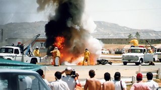 Robinson, Lyn & Doc horrific crash Riverside (April 27, 1986) IMSA GTP - ALL ANGLES & PICS