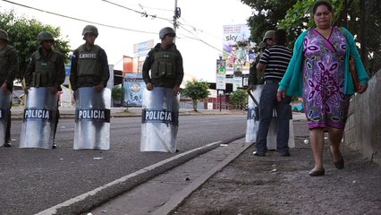 Toque de queda frena violencia en Honduras