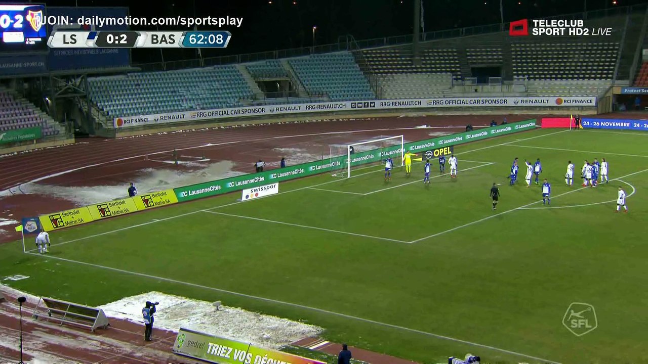 Michael Lang Goal HD - Lausanne 0 - 3 Basel - 02.12.2017 (Full Replay)