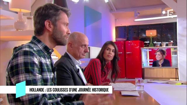 C à Vous : François Hollande avait mis Julie Gayet dans la confidence à propos du fait qu'il ne se représentera pas