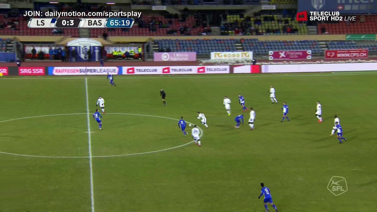 Renato Steffen Goal HD - Lausanne 0 - 4 Basel - 02.12.2017 (Full Replay)