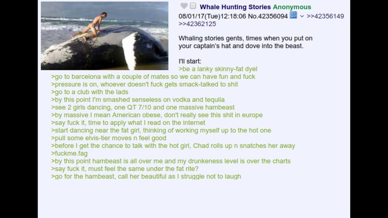 4Chan Stories: Whale Gets What She Deserves