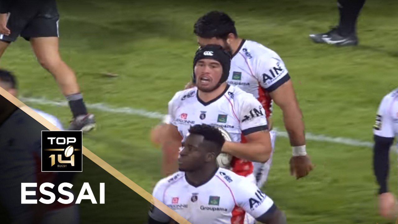 TOP 14 - Essai Quentin MacDonald (USO) - Brive - Oyonnax - J12 - Saison 2017/2018