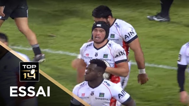 TOP 14 - Essai Quentin MacDonald (USO) - Brive - Oyonnax - J12 - Saison 2017/2018