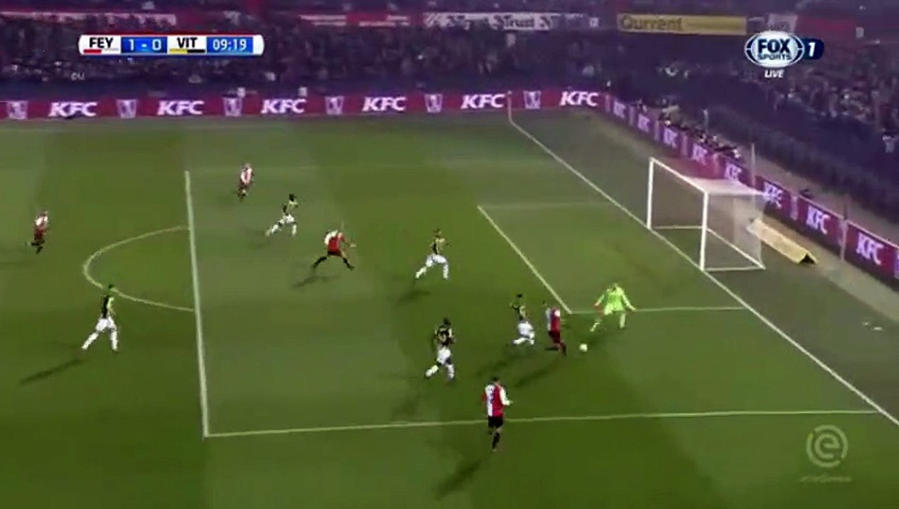 Feyenoord 1-0_Vitesse Jorgensen N. Goal HD -