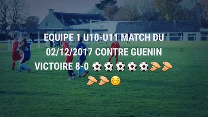 U10-U11 Équipe 1 match du 02/12/2017