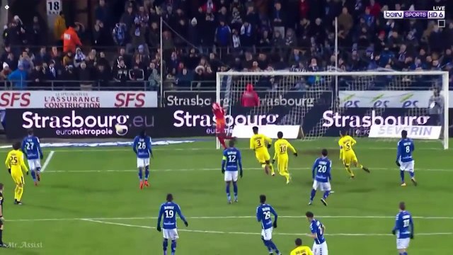 ملخص مباراة باريس سان جيرمان وستراسبورج 1-2 - باريس تسقط - الدورى الفرنسى