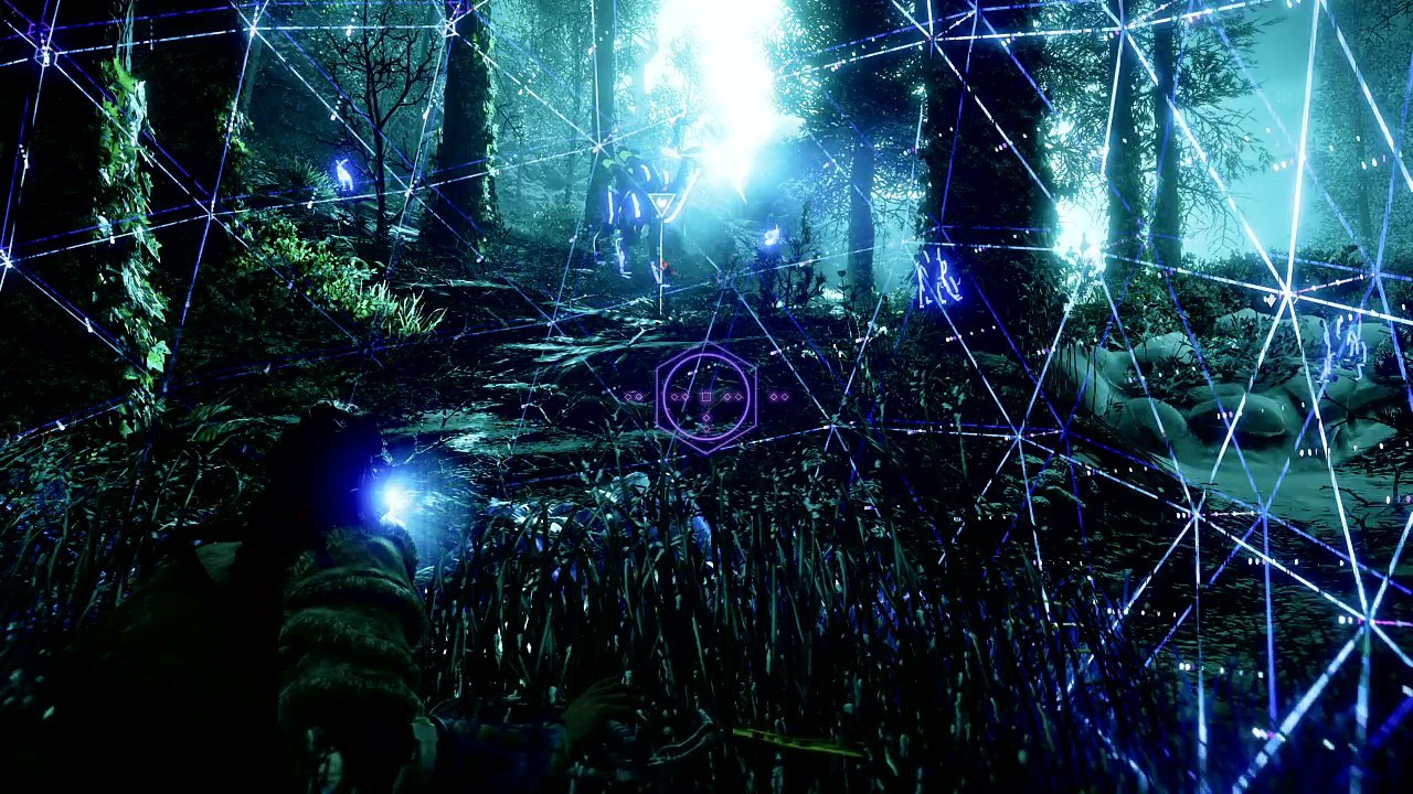 Horizon Zero Dawn Grauhabicht überbrücken Sägezahn mit Speer