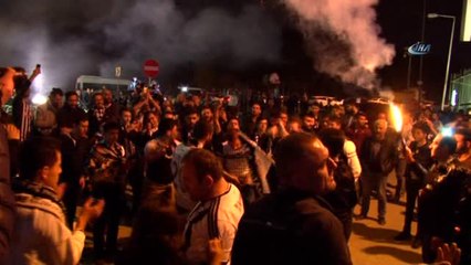 Beşiktaş'a Coşkulu Karşılama