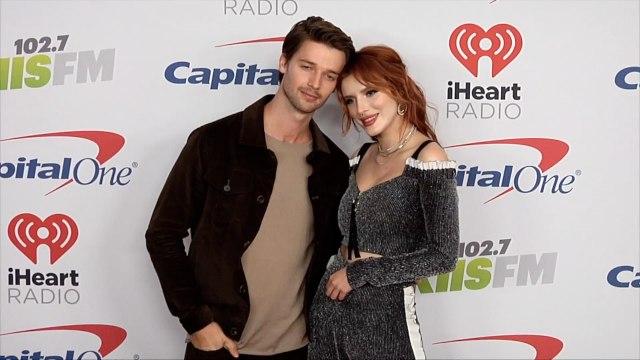 Patrick Schwarzenegger and Bella Thorne KIIS FM's Jingle Ball Red Carpet