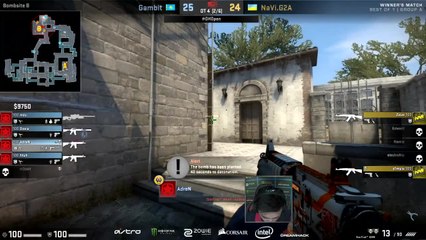 Oleksandr "s1mple" Kostyliev the 1v4 super hero!