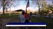 Marine Carrying American Flag on a Mission to Promote Veteran Suicide Awareness