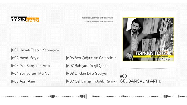Ferman Toprak - Gel Barışalım Artık (Official Audio)