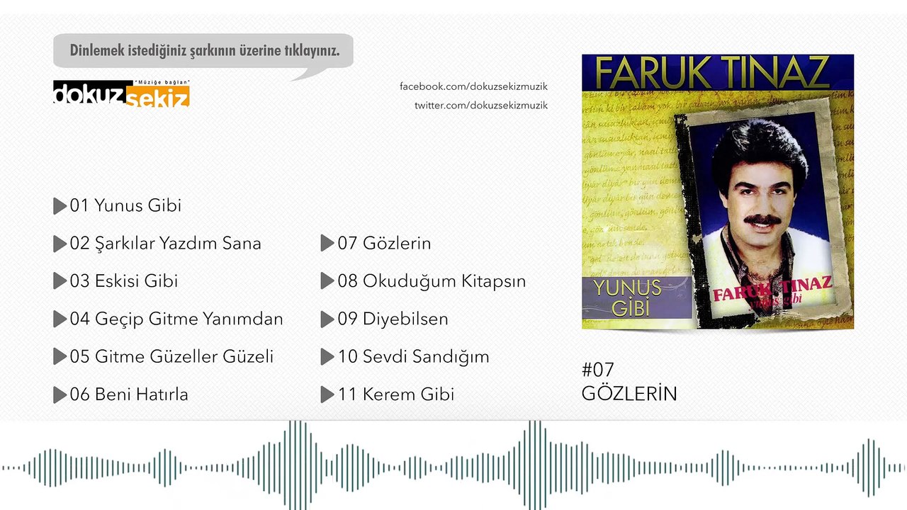 Faruk Tınaz - Gözlerin  (Official Audio)