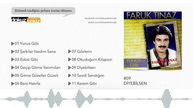 Faruk Tınaz - Diyebilsen (Official Audio)