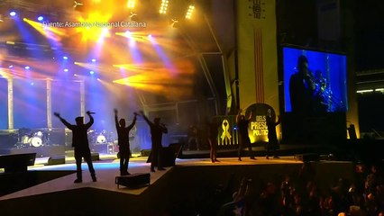 Concierto multitudinario en Barcelona por los "presos políticos"