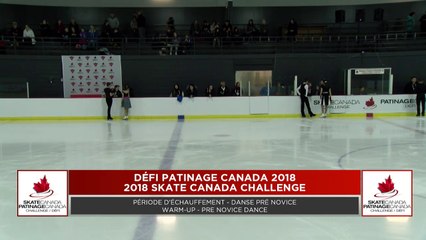 Pre-Novice Free Dance/ Danse libre: #Challenge18 #Défi18