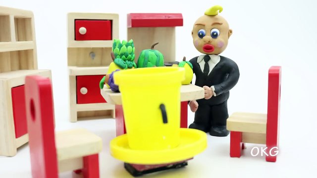 Muddy Baby Angry Birds Play Cars Play Doh Stop Motion Video Superhero Kids Animation Movie