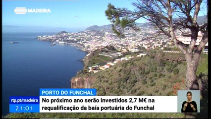 Investimentos previstos para 2018 na Requalificação da Baía Marítimo-Portuária do Funchal