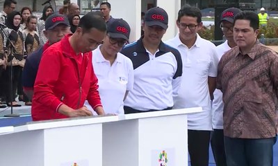 Presiden Resmikan 4 Venue Asian Games