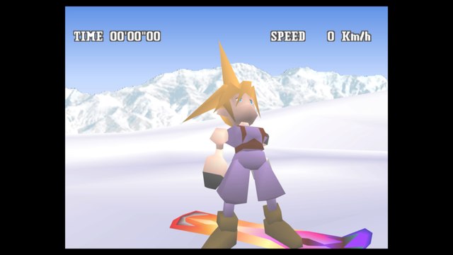 ＃39 FF7　スノーボードのミニゲーム