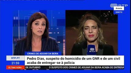 Pedro Dias entrega-se à polícia em direto na RTP! (Completo)