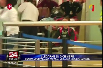 ONG trae a niños venezolanos a Lima para que se reencuentren con sus padres