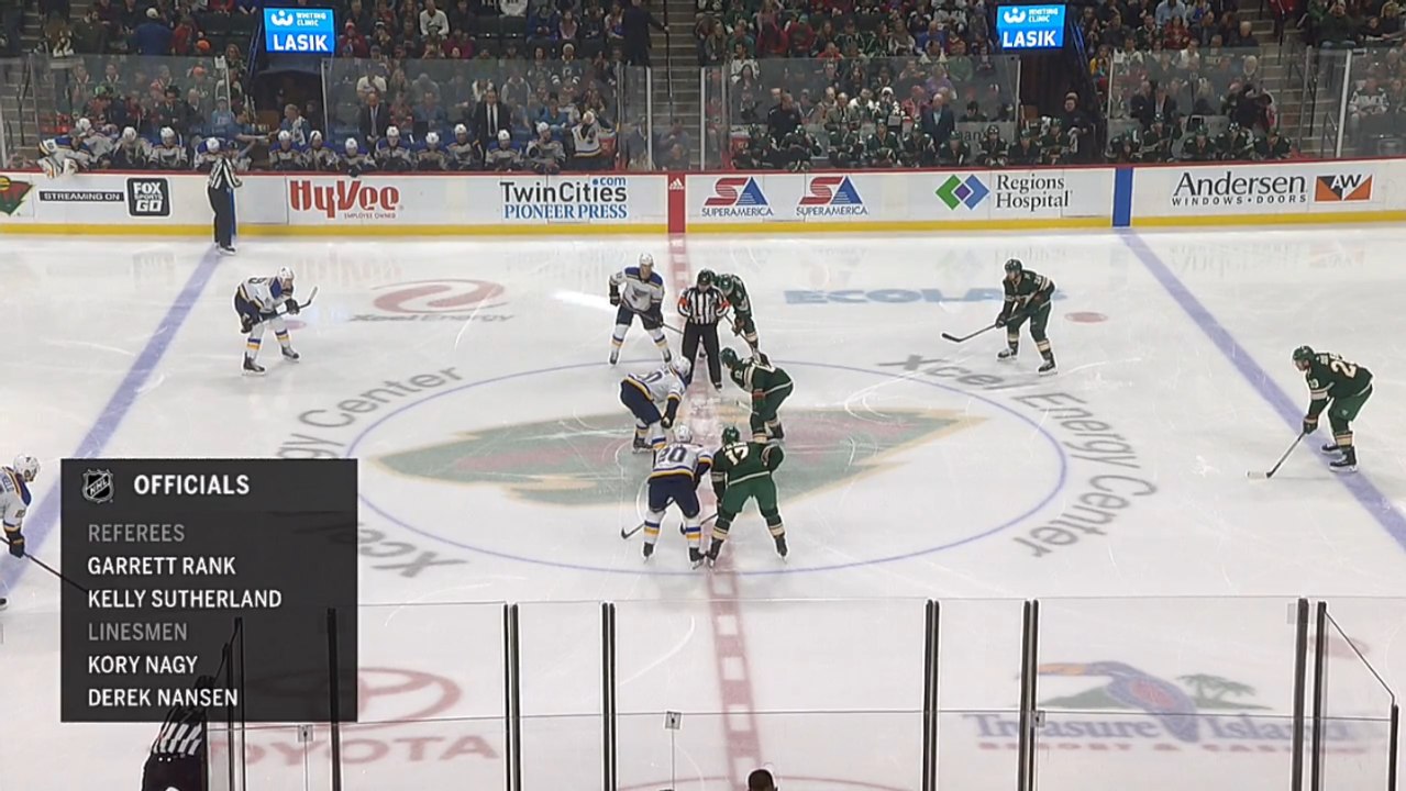 NHL - St. Louis Blues @ Minnesota Wild - 02.12.2017