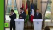 Emmanuel Macron s'agace - avec raison - d'un problème de traduction lors d'une conférence de presse hier à l'Elysée