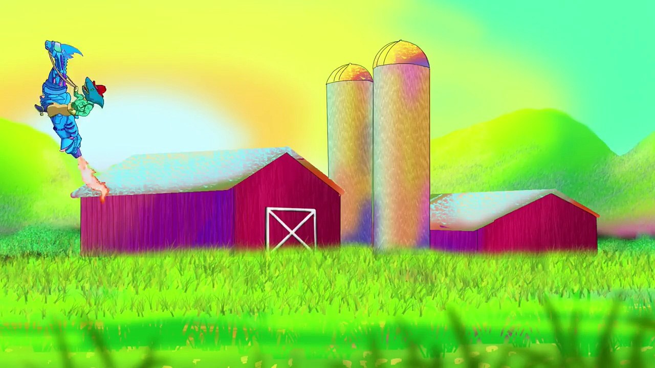 My Cute Shark Attack Cartoon #17 (Old McDonald Dino Cowboy vs. Shark!! +BEST OF!!) kids cartoons!