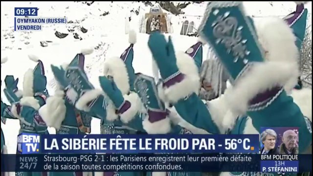 La Sibérie fête le froid par - 56 degrés