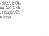 IQIYI Apple MFi Certified Apple Watch Cargador 66feet 2M Cable de carga magnético