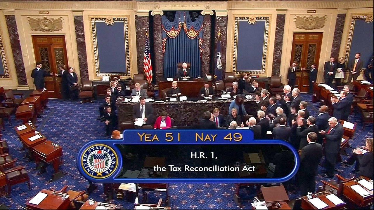 US tax bill: Senate narrowly approved tax overhaul