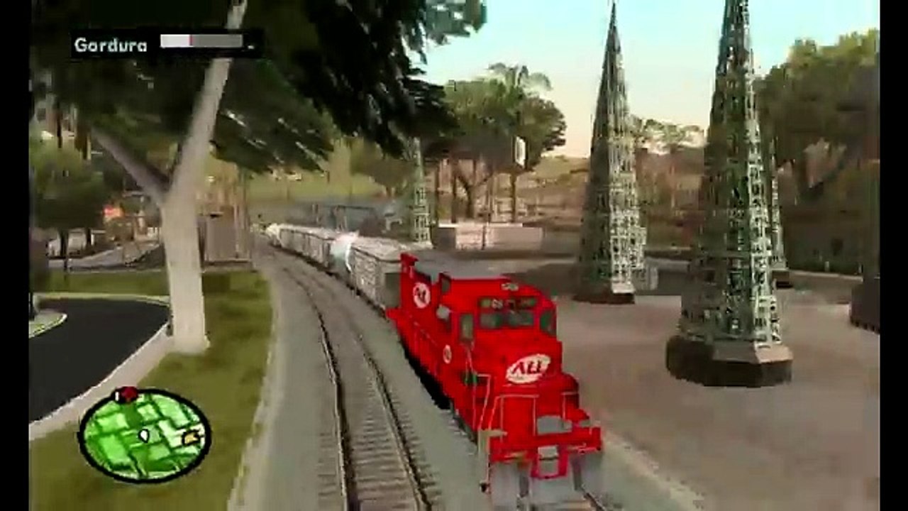 vida de maquinista de trem gta san andreas