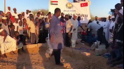 Külliye Projesi'nde İlk Adım Atıldı: Sudanlıların Su Sevinci