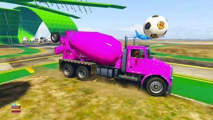 Construction Vehicles For Kids |  Transport Trucks | Cartoons by Kids Channel