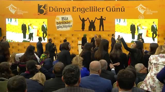 3 Aralık Dünya Engelliler Günü Etkinliği - Ödül Töreni - İstanbul