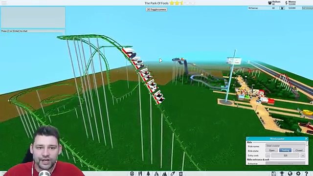 Roblox Theme Park Heideland Roller Coaster City видео - 