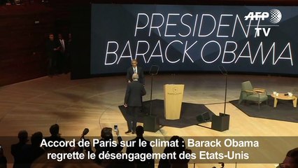 Climat: Obama regrette l'absence de "leadership" des Etats-Unis