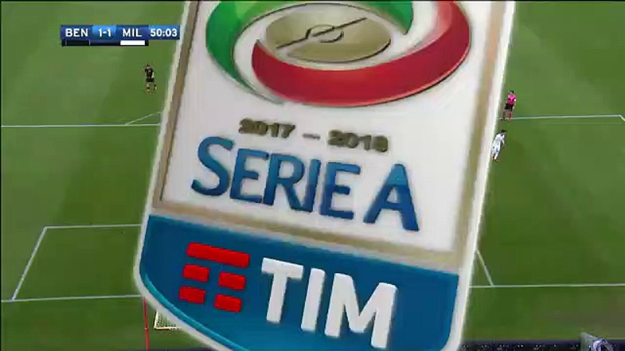 George Puscas Goal HD - Benevento	1-1	AC Milan 03.12.2017