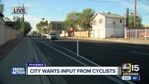 City of Phoenix seeking input from cyclists on roadways