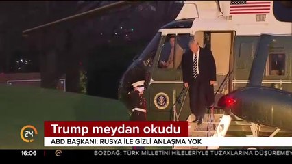 Trump meydan okudu
